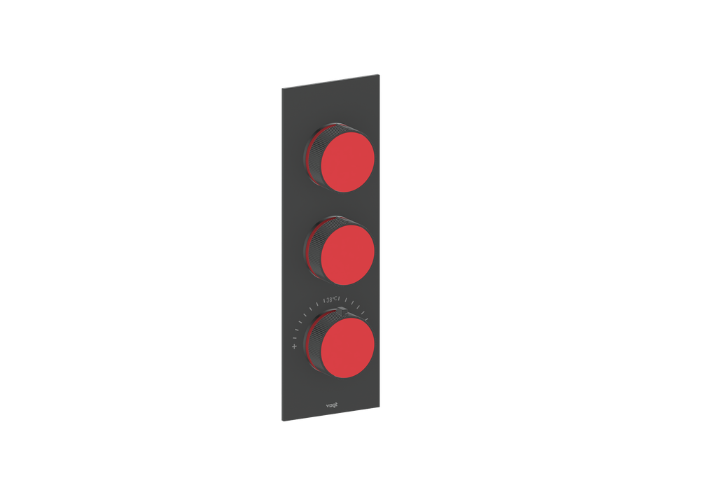 MOND TRIM FOR 3/4" HIGH-FLOW TH VALVE WITH 2 VOLUME CONTROLS