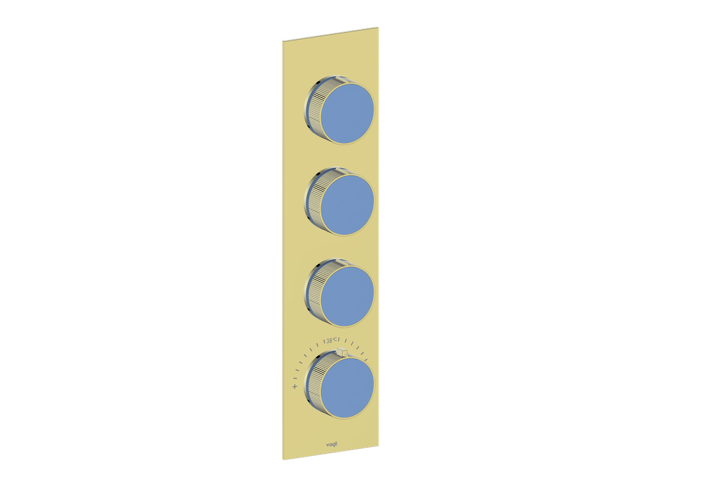 MOND TRIM FOR 3/4" HIGH-FLOW TH VALVE WITH 3 VOLUME CONTROLS