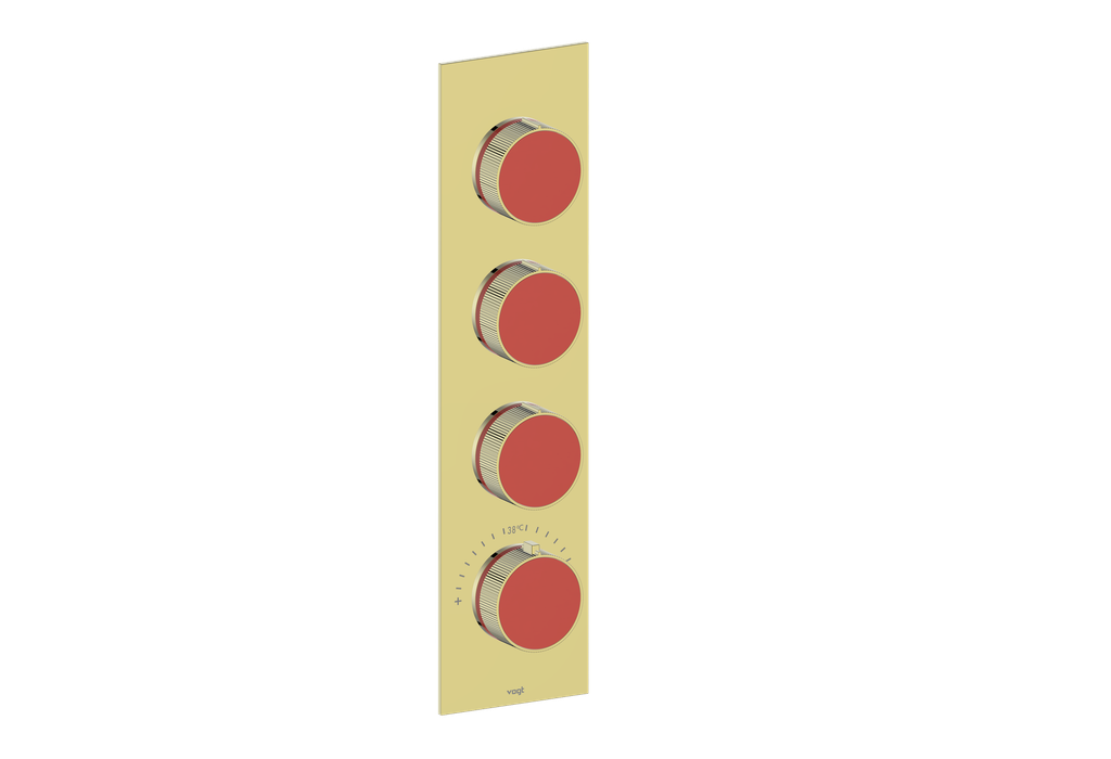 MOND TRIM FOR 3/4" HIGH-FLOW TH VALVE WITH 3 VOLUME CONTROLS