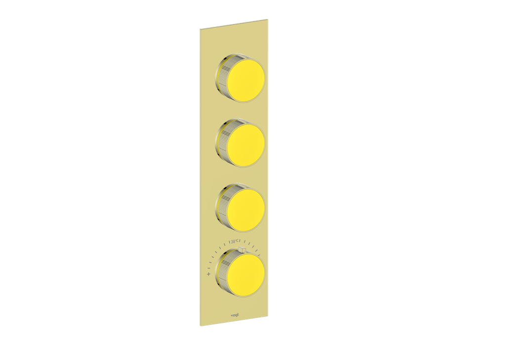 MOND TRIM FOR 3/4" HIGH-FLOW TH VALVE WITH 3 VOLUME CONTROLS