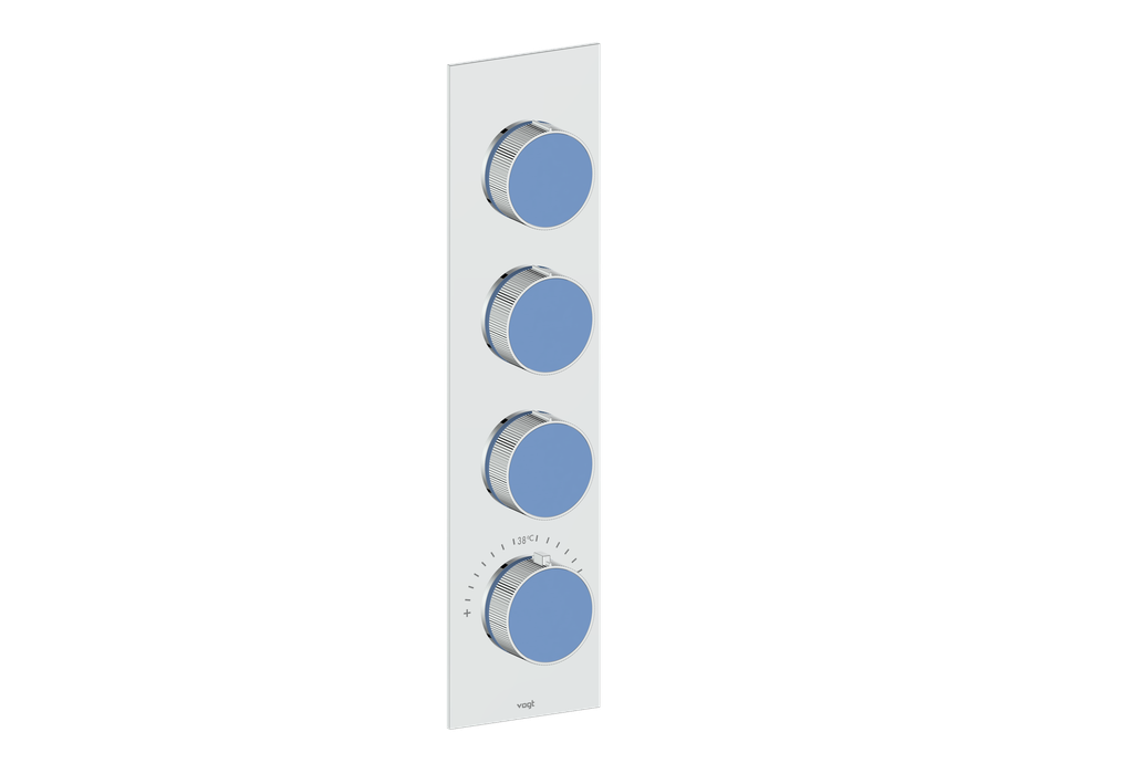 MOND TRIM FOR 3/4" HIGH-FLOW TH VALVE WITH 3 VOLUME CONTROLS