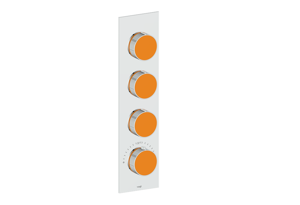 MOND TRIM FOR 3/4" HIGH-FLOW TH VALVE WITH 3 VOLUME CONTROLS
