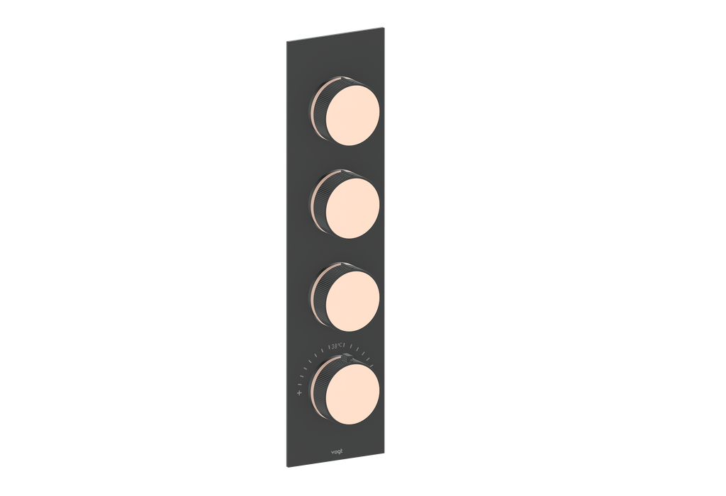 MOND TRIM FOR 3/4" HIGH-FLOW TH VALVE WITH 3 VOLUME CONTROLS