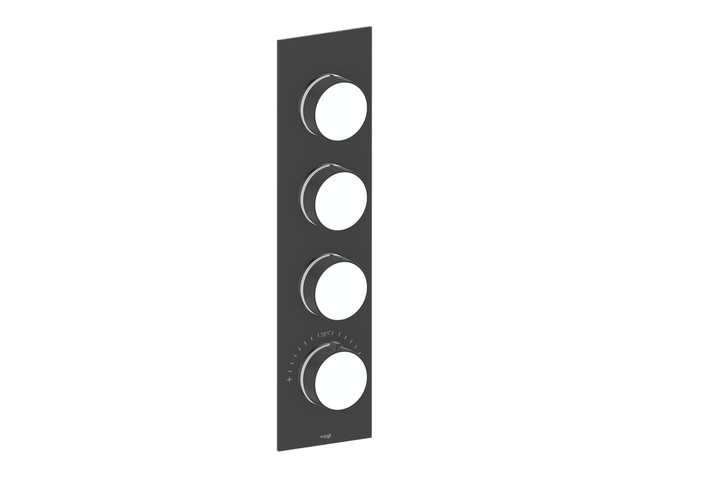 MOND TRIM FOR 3/4" HIGH-FLOW TH VALVE WITH 3 VOLUME CONTROLS