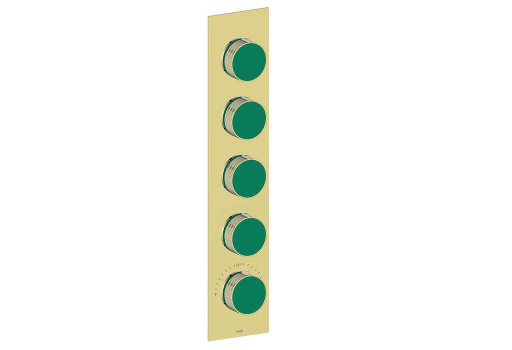 MOND TRIM FOR 3/4" HIGH-FLOW TH VALVE WITH 4 VOLUME CONTROLS