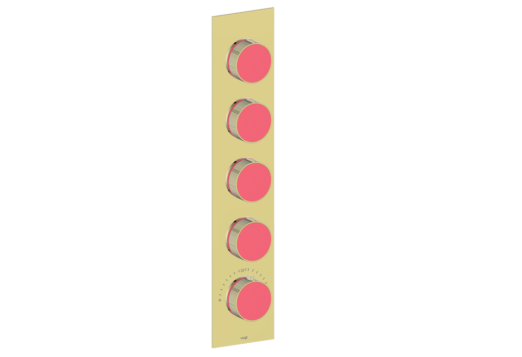 MOND TRIM FOR 3/4" HIGH-FLOW TH VALVE WITH 4 VOLUME CONTROLS