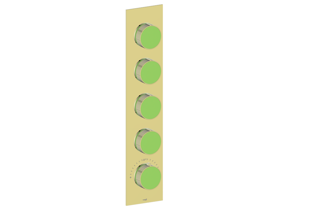 MOND TRIM FOR 3/4" HIGH-FLOW TH VALVE WITH 4 VOLUME CONTROLS