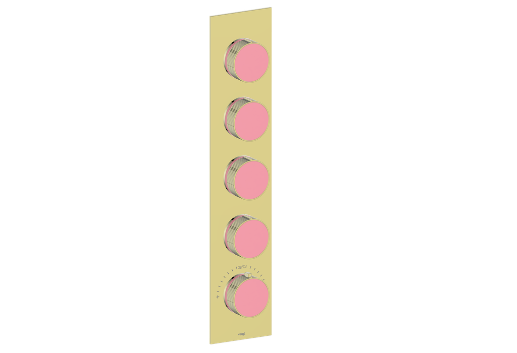 MOND TRIM FOR 3/4" HIGH-FLOW TH VALVE WITH 4 VOLUME CONTROLS