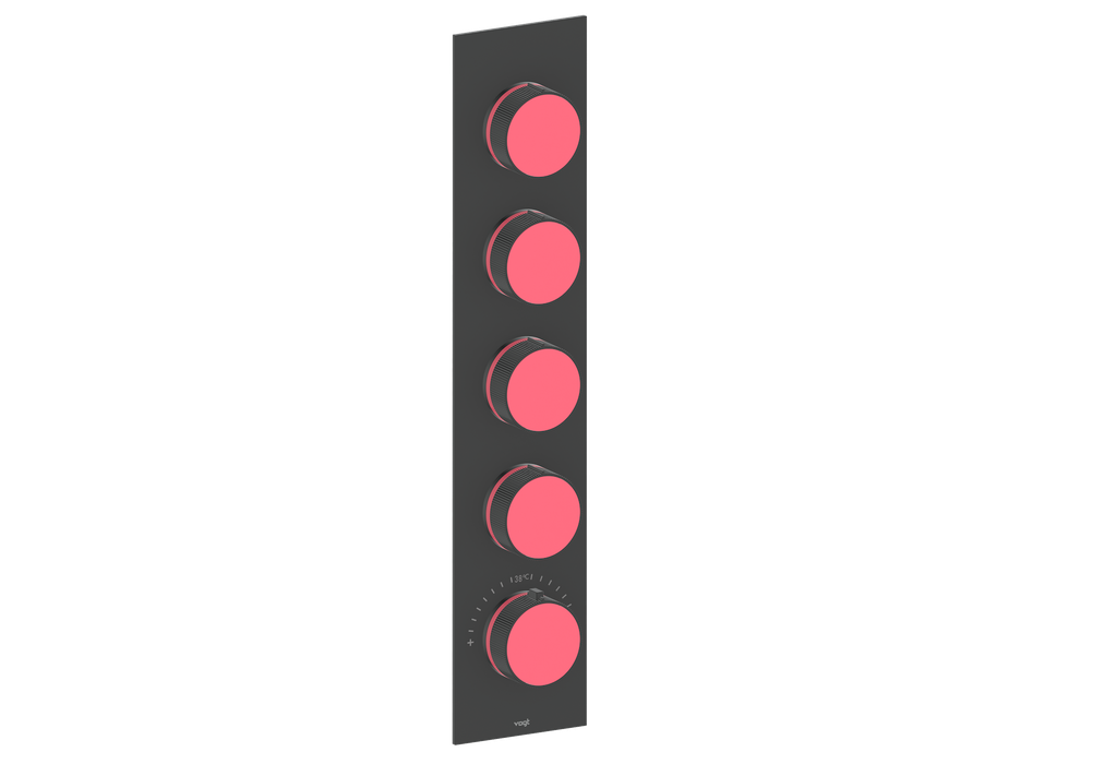 MOND TRIM FOR 3/4" HIGH-FLOW TH VALVE WITH 4 VOLUME CONTROLS