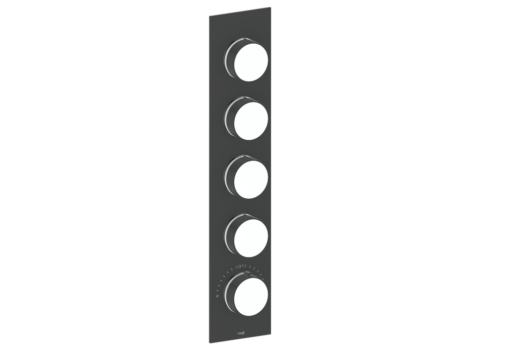 MOND TRIM FOR 3/4" HIGH-FLOW TH VALVE WITH 4 VOLUME CONTROLS