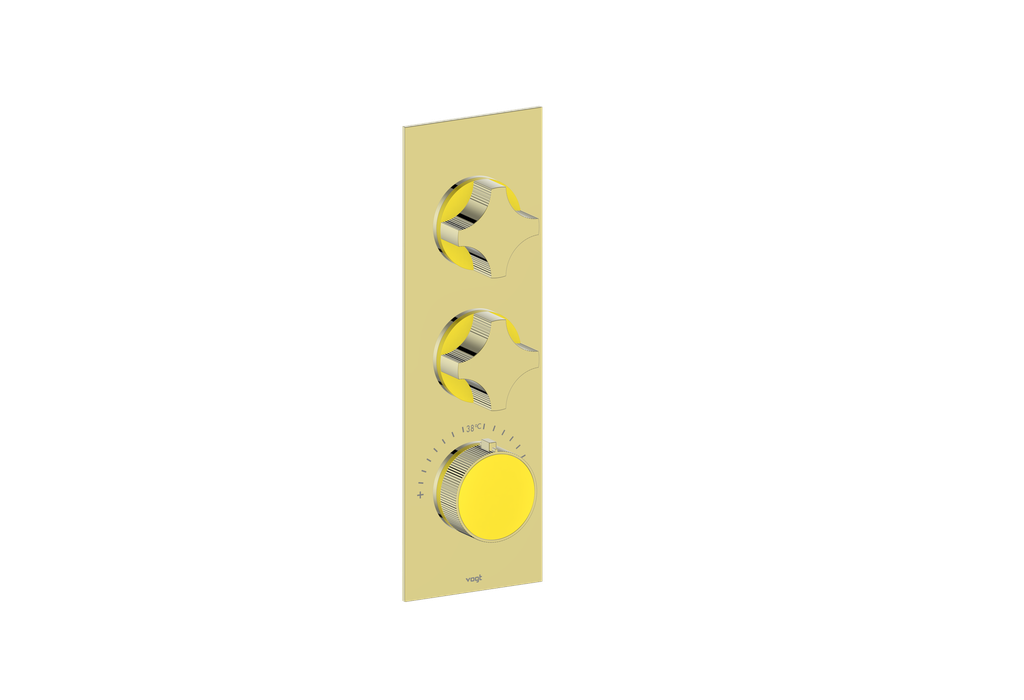 MOND TRIM FOR 3/4" HIGH-FLOW TH VALVE WITH 2 VOLUME CONTROLS
