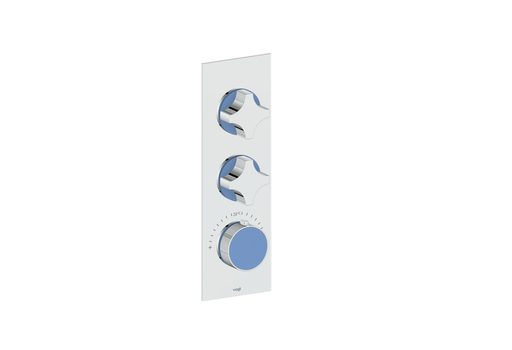 MOND TRIM FOR 3/4" HIGH-FLOW TH VALVE WITH 2 VOLUME CONTROLS