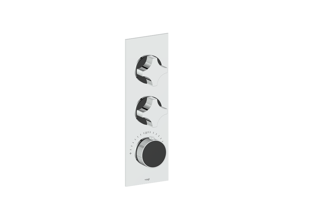 MOND TRIM FOR 3/4" HIGH-FLOW TH VALVE WITH 2 VOLUME CONTROLS
