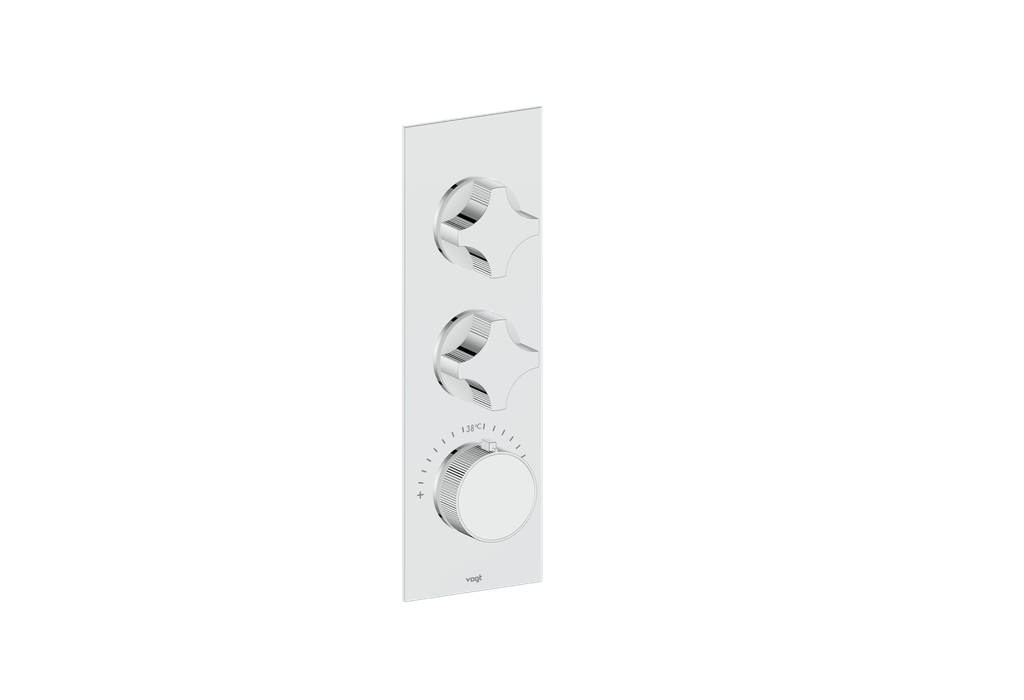 MOND TRIM FOR 3/4" HIGH-FLOW TH VALVE WITH 2 VOLUME CONTROLS