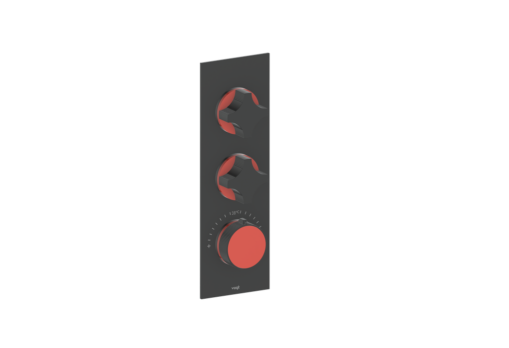 MOND TRIM FOR 3/4" HIGH-FLOW TH VALVE WITH 2 VOLUME CONTROLS
