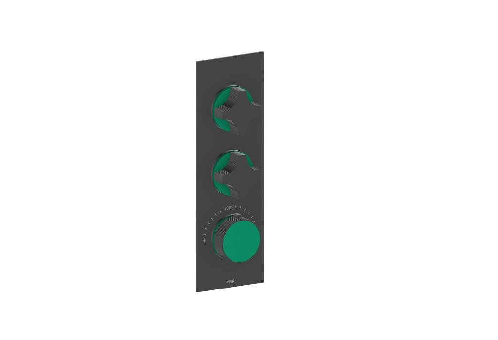 MOND TRIM FOR 3/4" HIGH-FLOW TH VALVE WITH 2 VOLUME CONTROLS