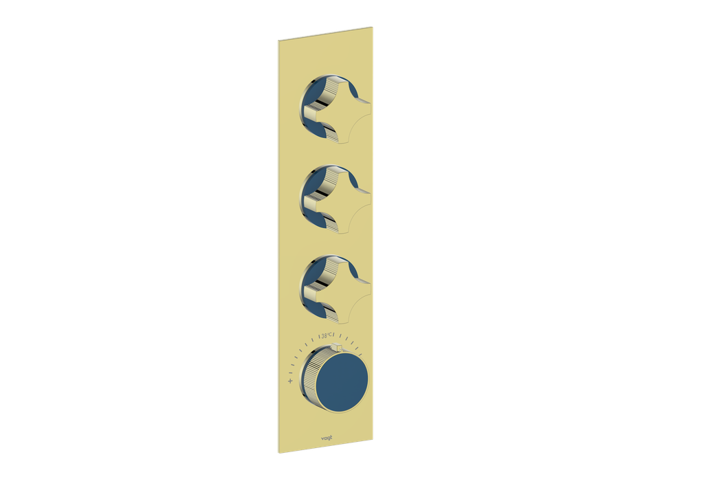MOND TRIM FOR 3/4" HIGH-FLOW TH VALVE WITH 3 VOLUME CONTROLS