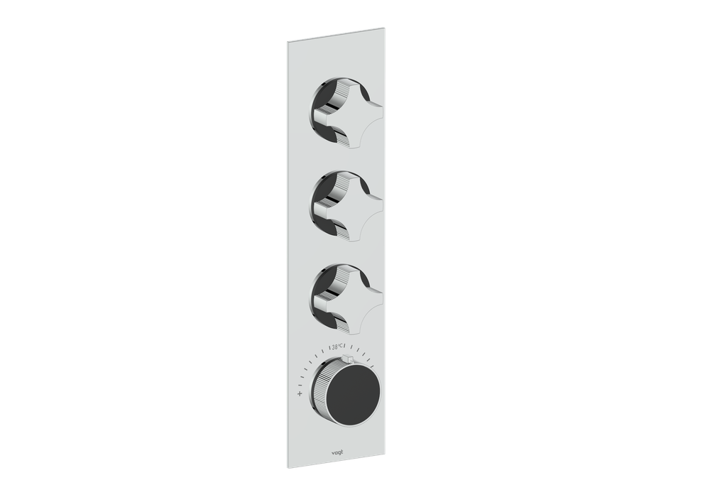 MOND TRIM FOR 3/4" HIGH-FLOW TH VALVE WITH 3 VOLUME CONTROLS