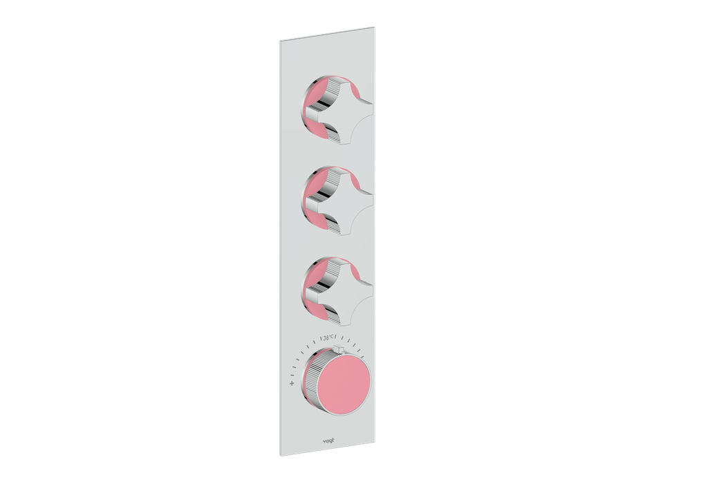 MOND TRIM FOR 3/4" HIGH-FLOW TH VALVE WITH 3 VOLUME CONTROLS