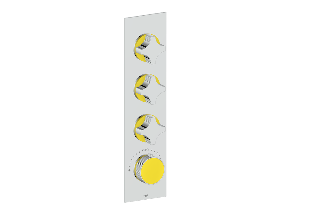 MOND TRIM FOR 3/4" HIGH-FLOW TH VALVE WITH 3 VOLUME CONTROLS