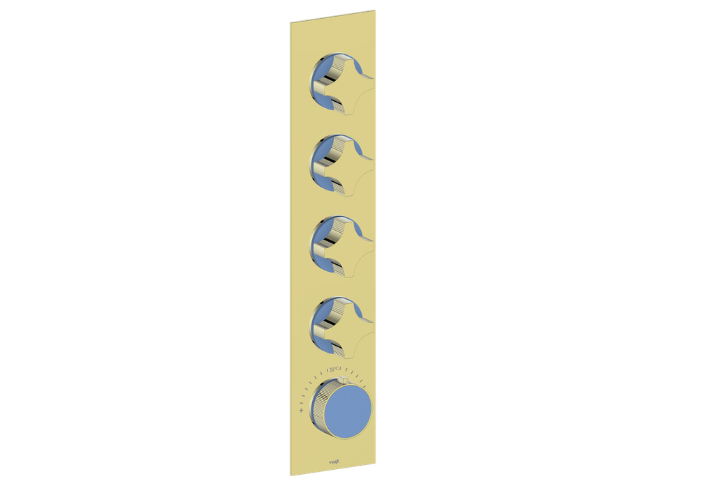 MOND TRIM FOR 3/4" HIGH-FLOW TH VALVE WITH 4 VOLUME CONTROLS