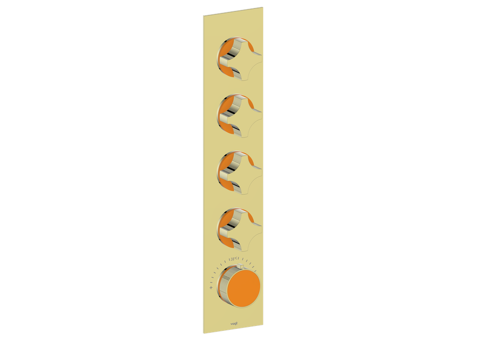 MOND TRIM FOR 3/4" HIGH-FLOW TH VALVE WITH 4 VOLUME CONTROLS