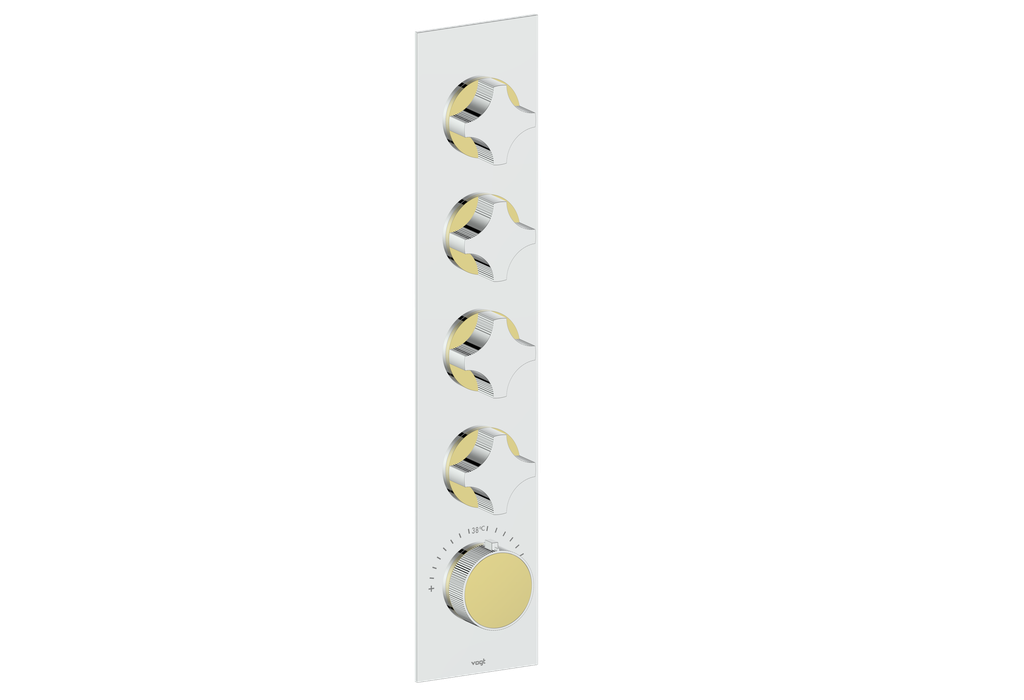 MOND TRIM FOR 3/4" HIGH-FLOW TH VALVE WITH 4 VOLUME CONTROLS