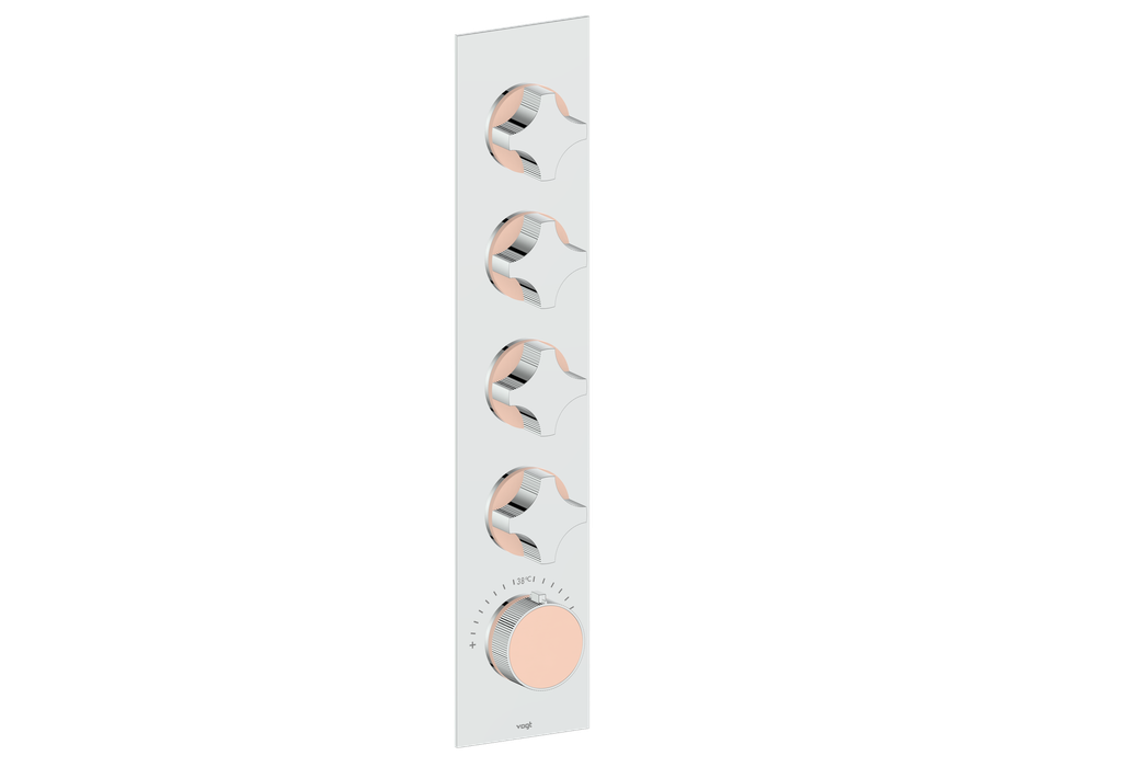 MOND TRIM FOR 3/4" HIGH-FLOW TH VALVE WITH 4 VOLUME CONTROLS