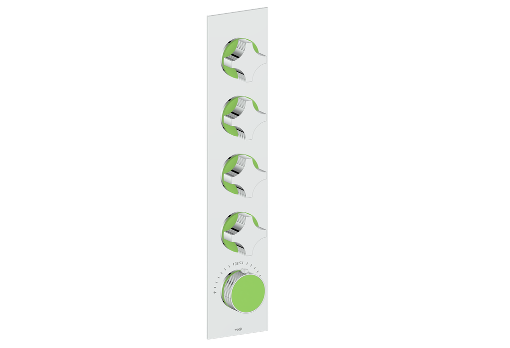 MOND TRIM FOR 3/4" HIGH-FLOW TH VALVE WITH 4 VOLUME CONTROLS
