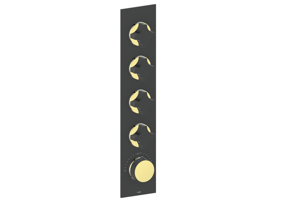 MOND TRIM FOR 3/4" HIGH-FLOW TH VALVE WITH 4 VOLUME CONTROLS