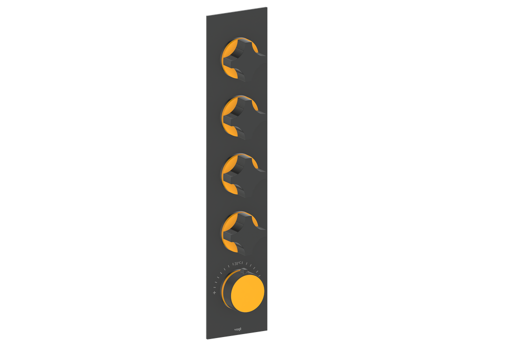 MOND TRIM FOR 3/4" HIGH-FLOW TH VALVE WITH 4 VOLUME CONTROLS