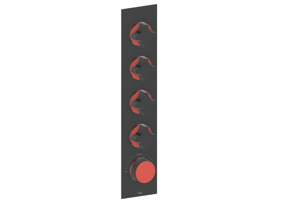 MOND TRIM FOR 3/4" HIGH-FLOW TH VALVE WITH 4 VOLUME CONTROLS