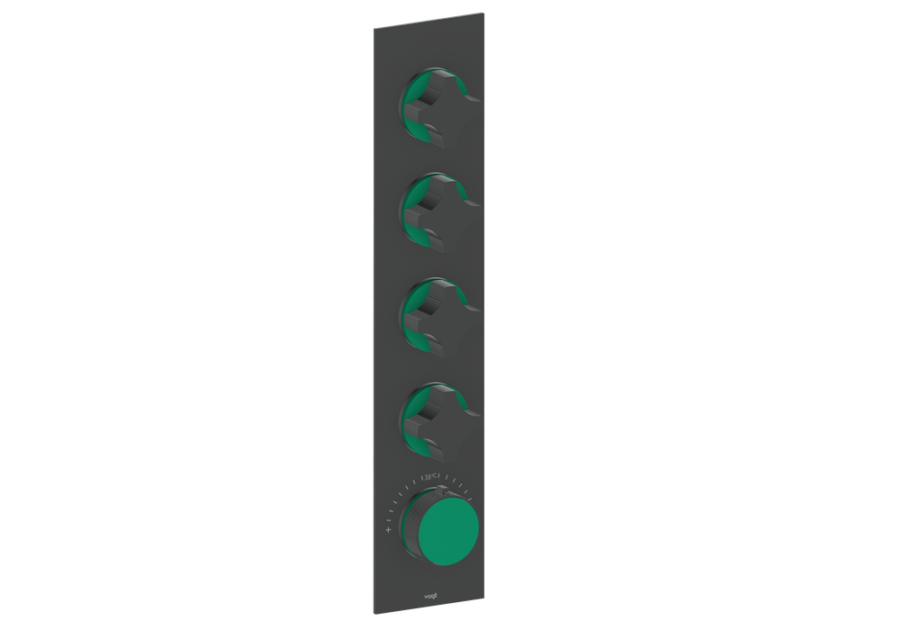 MOND TRIM FOR 3/4" HIGH-FLOW TH VALVE WITH 4 VOLUME CONTROLS