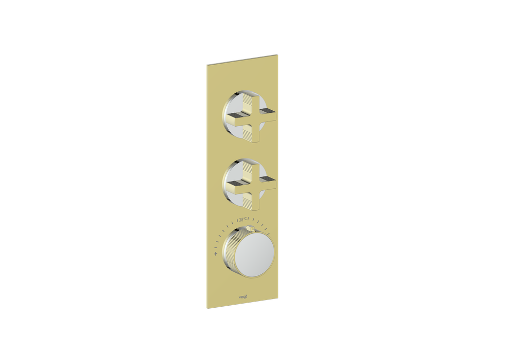 MOND TRIM FOR 3/4" HIGH-FLOW TH VALVE WITH 2 VOLUME CONTROLS
