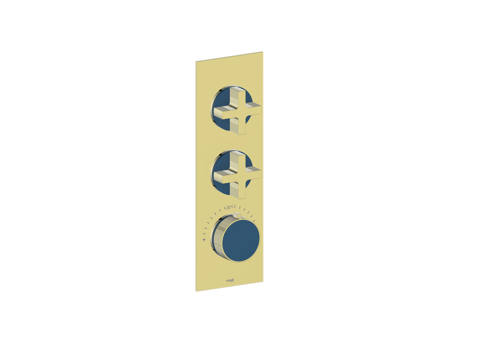 MOND TRIM FOR 3/4" HIGH-FLOW TH VALVE WITH 2 VOLUME CONTROLS