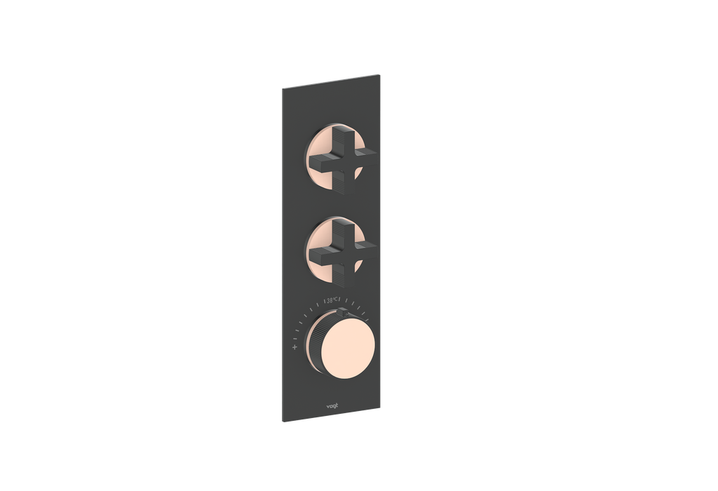 MOND TRIM FOR 3/4" HIGH-FLOW TH VALVE WITH 2 VOLUME CONTROLS