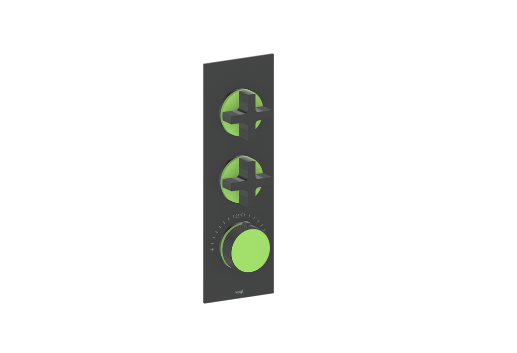 MOND TRIM FOR 3/4" HIGH-FLOW TH VALVE WITH 2 VOLUME CONTROLS