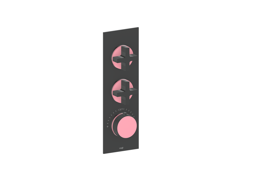 MOND TRIM FOR 3/4" HIGH-FLOW TH VALVE WITH 2 VOLUME CONTROLS