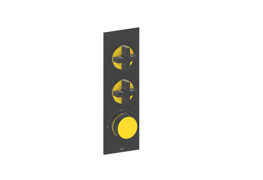 MOND TRIM FOR 3/4" HIGH-FLOW TH VALVE WITH 2 VOLUME CONTROLS