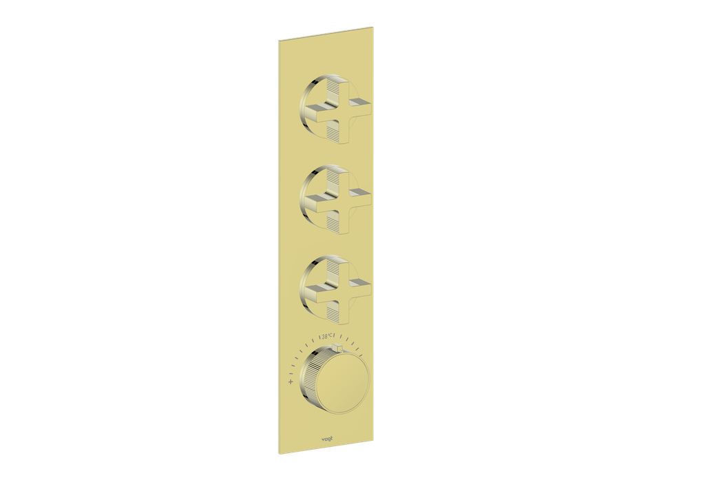 MOND TRIM FOR 3/4" HIGH-FLOW TH VALVE WITH 3 VOLUME CONTROLS
