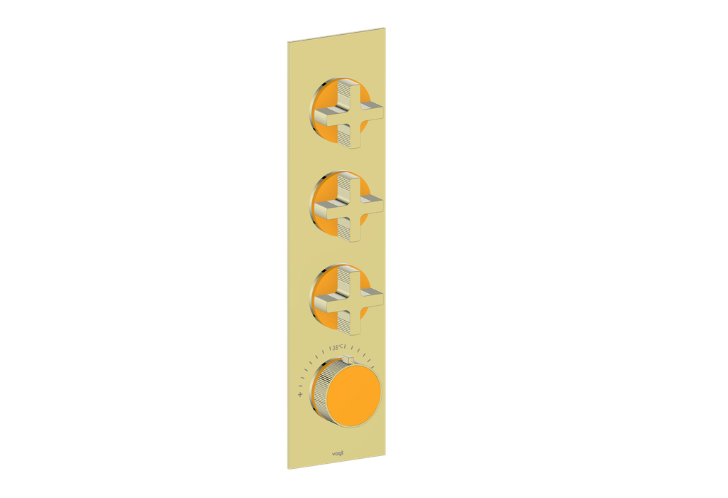 MOND TRIM FOR 3/4" HIGH-FLOW TH VALVE WITH 3 VOLUME CONTROLS