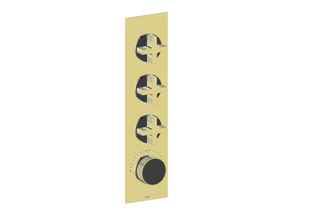 MOND TRIM FOR 3/4" HIGH-FLOW TH VALVE WITH 3 VOLUME CONTROLS