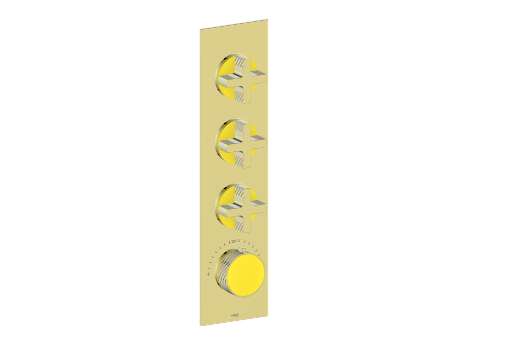 MOND TRIM FOR 3/4" HIGH-FLOW TH VALVE WITH 3 VOLUME CONTROLS