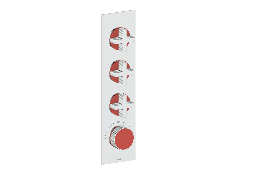 MOND TRIM FOR 3/4" HIGH-FLOW TH VALVE WITH 3 VOLUME CONTROLS