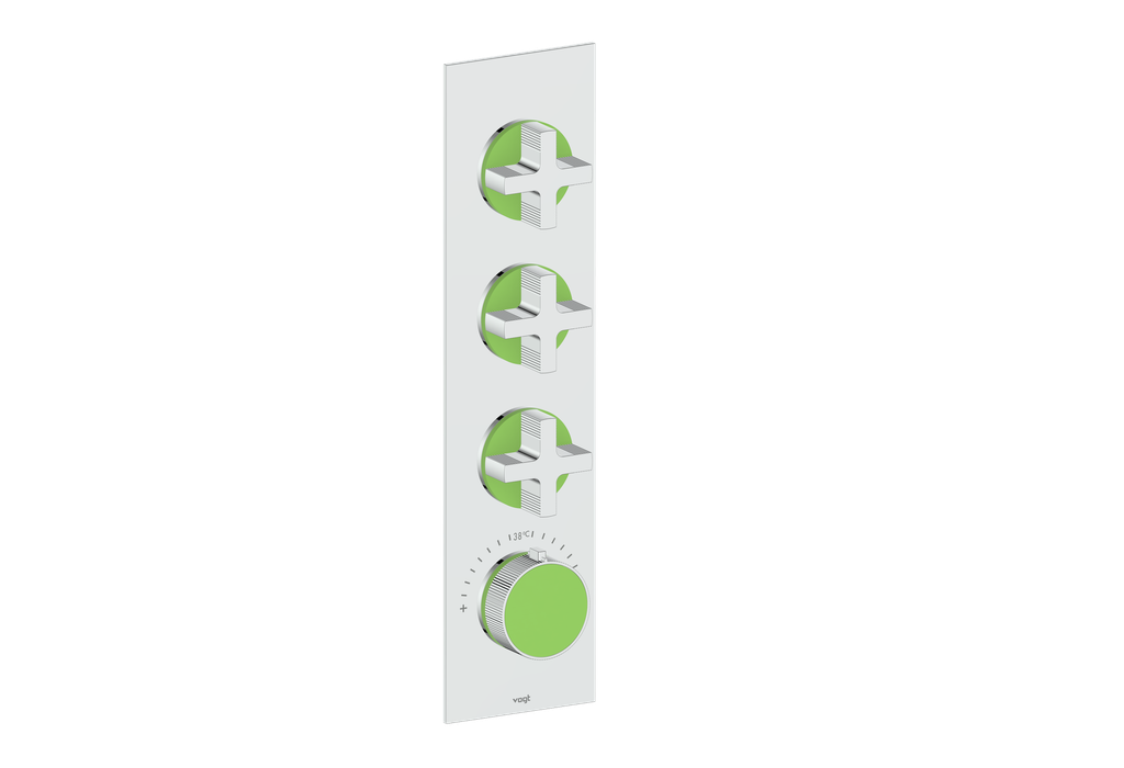 MOND TRIM FOR 3/4" HIGH-FLOW TH VALVE WITH 3 VOLUME CONTROLS