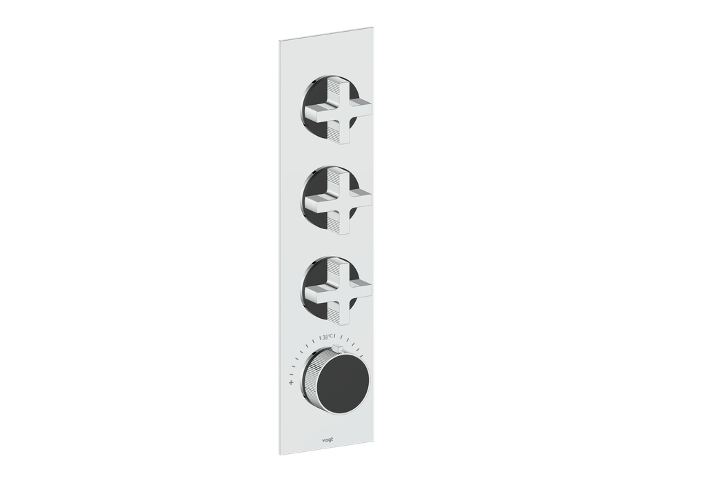 MOND TRIM FOR 3/4" HIGH-FLOW TH VALVE WITH 3 VOLUME CONTROLS