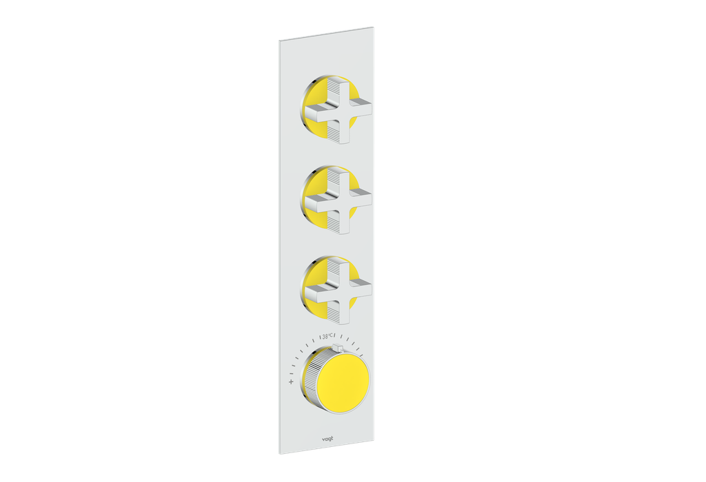 MOND TRIM FOR 3/4" HIGH-FLOW TH VALVE WITH 3 VOLUME CONTROLS
