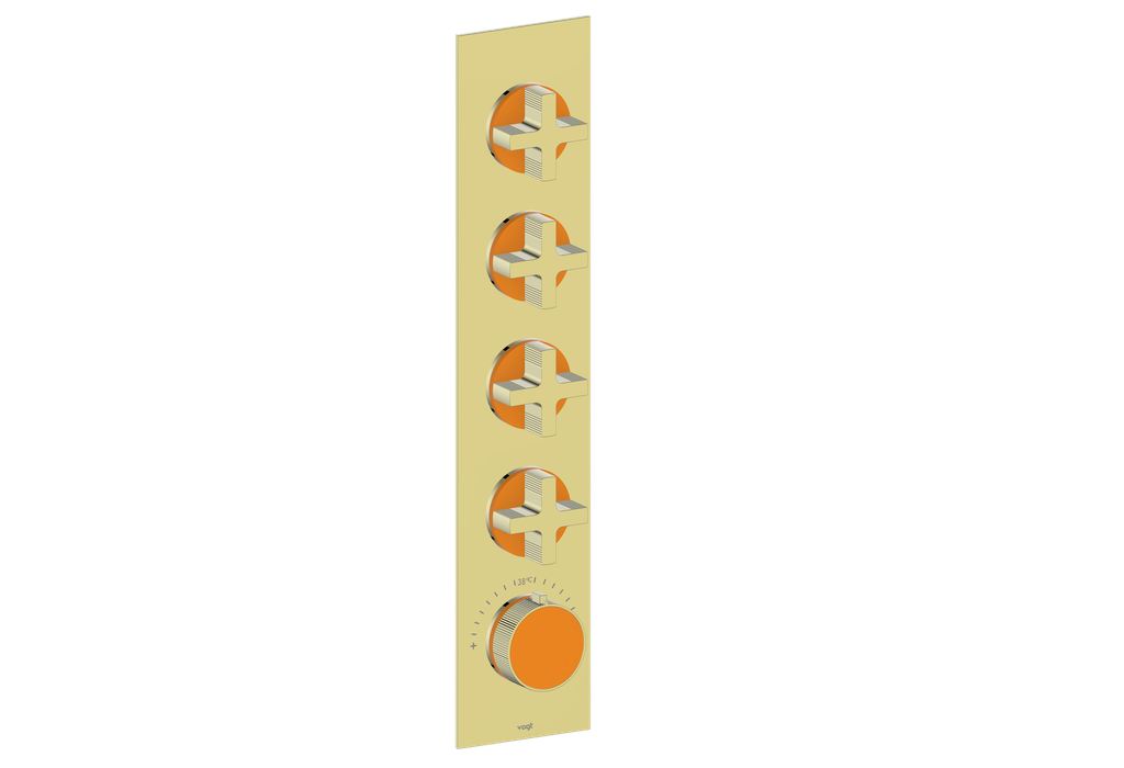 MOND TRIM FOR 3/4" HIGH-FLOW TH VALVE WITH 4 VOLUME CONTROLS