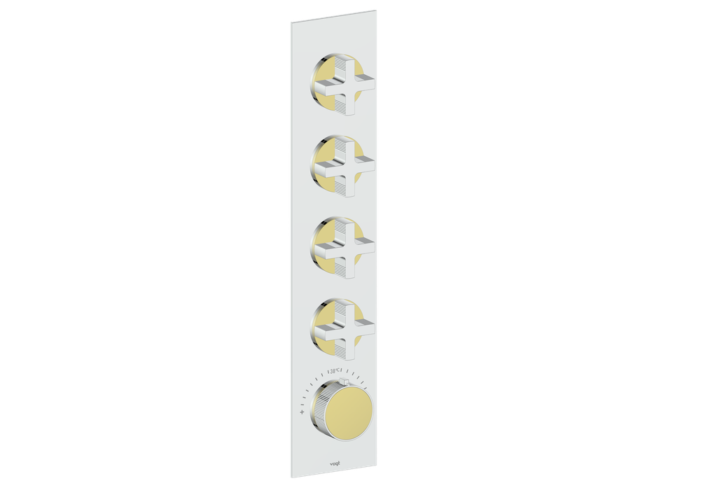 MOND TRIM FOR 3/4" HIGH-FLOW TH VALVE WITH 4 VOLUME CONTROLS