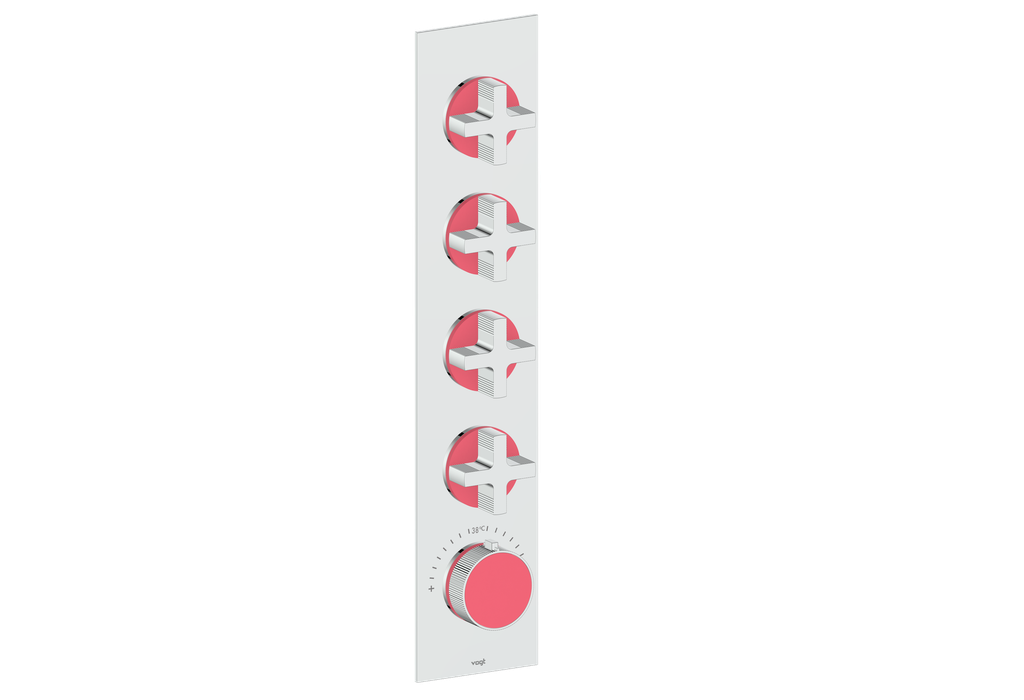 MOND TRIM FOR 3/4" HIGH-FLOW TH VALVE WITH 4 VOLUME CONTROLS